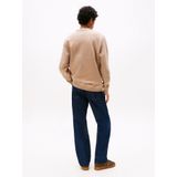 Tommy Jeans - Sweatshirt - Beige - Effen - Lange Mouw