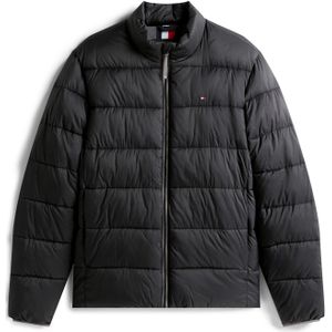 Tommy Hilfiger - MW0MW41982 - Halfzware Standjas - Zwart - Gewatteerd - Duurzaam - Gerecycled Nylon