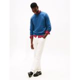 Tommy Hilfiger Heren ESS SEASONAL FLEECE CREWNECK MW0MW40000 Pullover Sweatshirt, Blauw, XS, Blauw (Egeïsche Zee), XS