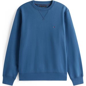 Tommy Hilfiger Heren ESS SEASONAL FLEECE CREWNECK MW0MW40000 Pullover Sweatshirt, Blauw, XS, Blauw (Egeïsche Zee), XS