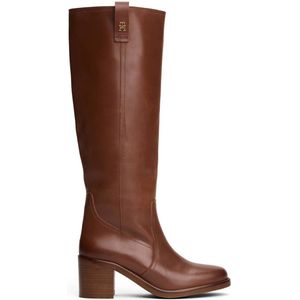 Tommy Hilfiger - Hoge Laarzen - Bruin - Leren