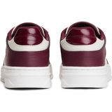 TOMMY HILFIGER - Sneakers Laag - Bourgogne/Wit - Leer - Profielzolen