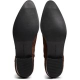 Tommy Hilfiger - TH Suede Pointy ZIP Bootie - Enkellaarsjes - Bruin