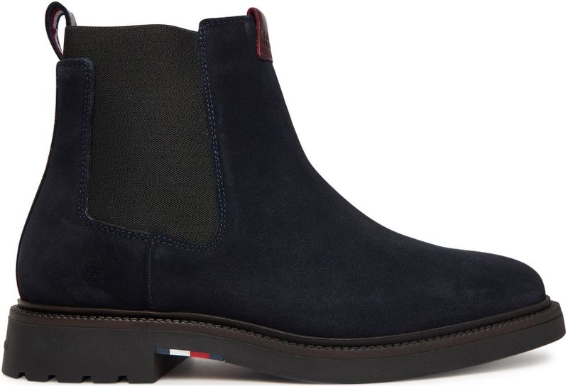 Tommy Jeans - Hilfiger Comfort LWT Fm 0Fm 05592 - Chelsea Boots - Blauw - Leer