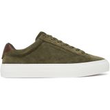 TOMMY HILFIGER - Sneakers Laag - Kaki - Leer