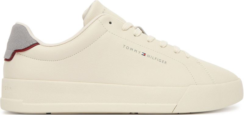 Tommy Hilfiger - Leren Heren Sneaker - Beige