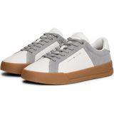 Tommy Hilfiger - Nubuck Sneakers - Grijs/Wit