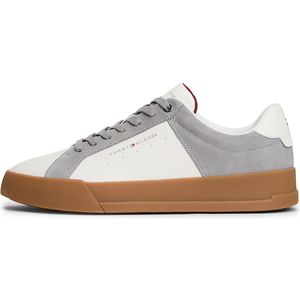 Tommy Hilfiger - Nubuck Sneakers - Grijs/Wit