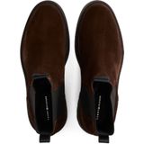 Tommy Hilfiger - HILFIGER COMFORT LWT SDE CHELSEA - Chelsea-boots - Donkerbruin