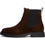 Tommy Hilfiger - HILFIGER COMFORT LWT SDE CHELSEA - Chelsea-boots - Donkerbruin