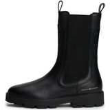 Tommy Hilfiger - Kuitlaarzen - Runderleer - Effen - Plat Hak