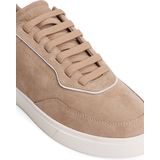 Tommy Hilfiger - Plateausneakers - Taupe - Vrijetijdsschoen - Veterschoen met Zijlogo-Debossing