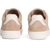 Tommy Hilfiger - Plateausneakers - Taupe - Vrijetijdsschoen - Veterschoen met Zijlogo-Debossing