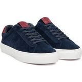 Tommy Hilfiger - PREMIUM DRESS CUPSOLE - Sneakers - Donkerblauw - Veters