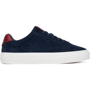 Tommy Hilfiger - PREMIUM DRESS CUPSOLE - Sneakers - Donkerblauw - Veters
