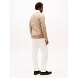 Tommy Hilfiger - Regular Fit - Gebreide Pullover - Katoen - Kabelpatroon