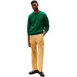 Pullover - Gladde Gebreide Afwerking - 60% Katoen / 40% Polyester - Normale Pasvorm