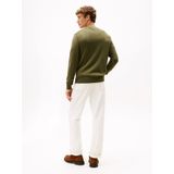 Tommy Hilfiger - Fijn Gebreide Pullover - Groen