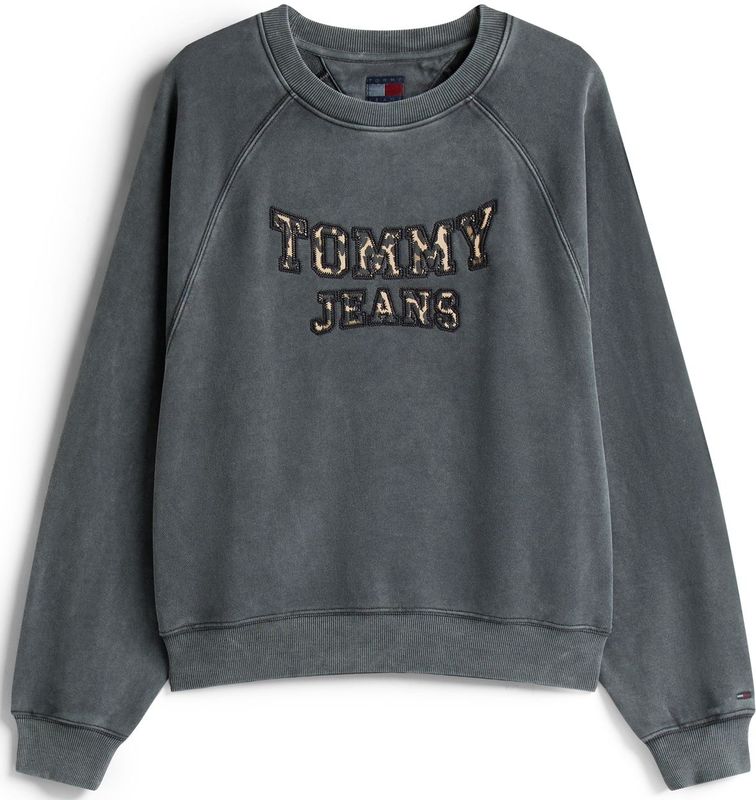 Tommy Jeans - Leopard Vars - Sweater - Zwart