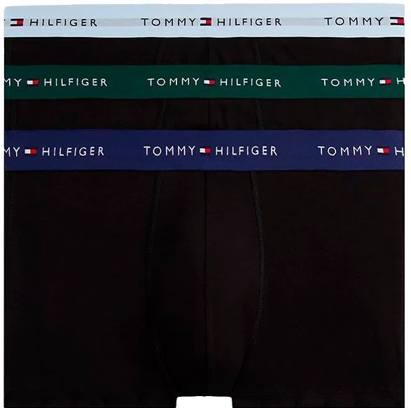 Tommy Hilfiger - Underwear Trunk 3P WB TRUNK - Orn Grn/Prp Nvy/Ves Blu - 3 Stuks
