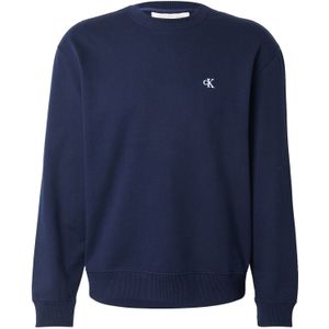 Sweater - Dark Sapphire - Regular Fit - Ronde Hals - Lange Mouwen