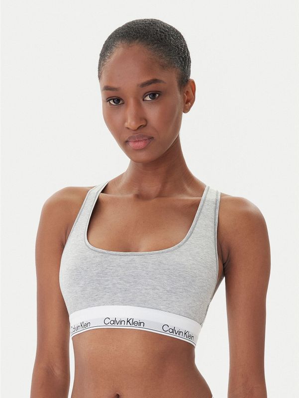 Bralette - Grey - Katoen/Modal/Elastaan - Naadloos en Zonder Beugels