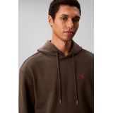 Calvin Klein - Sweatshirt - Taupe / Pink - Capuchon met Trekkoord