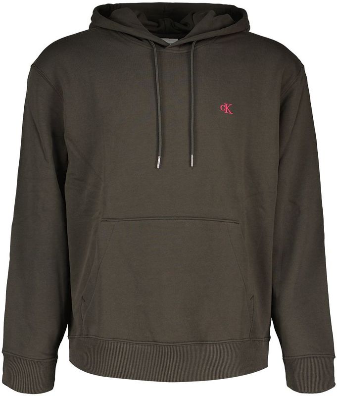 Calvin Klein - Sweatshirt - Taupe / Pink - Capuchon met Trekkoord