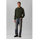 Calvin Klein - Sweatshirt - Groen - Capuchon met Trekkoord - Lange Mouw