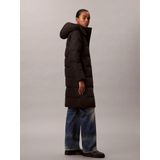 Calvin Klein Jeans - Turtleneck Hooded Long Sleeve Jacket - Dames - Zwart - Polyester