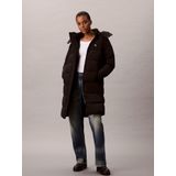 Calvin Klein Jeans - Turtleneck Hooded Long Sleeve Jacket - Dames - Zwart - Polyester