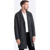 Ombre - Heren Vest - Grijs Melange - Steekzakken - Moda Italia