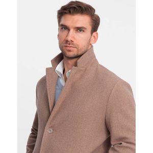 Ombre - Manteljas Heren - Donkergrijs - Zachte Stof - Italianstyle