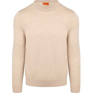 Suitable - Merino Pullover - Ecru - Heren - Modern-Fit