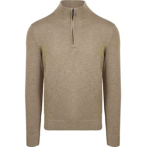 Suitable - Schipperstrui - Beige - Half Zip - Heren