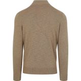 Suitable - Vest - Beige - Slub Yarn - Heren - Met Rits