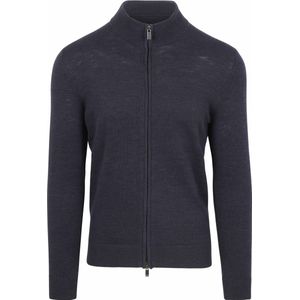 Suitable - Vest - Blauw - Katoen