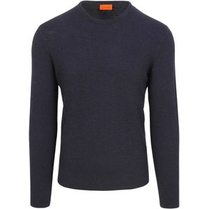 Suitable Pullover Structure Slub Navy - Größe L