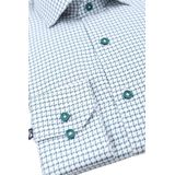 Suitable - Overhemd - Groen - Check Print - Formeel