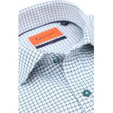 Suitable - Overhemd - Groen - Check Print - Formeel