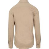 Suitable - Long Sleeve Poloshirt - Beige - Katoen
