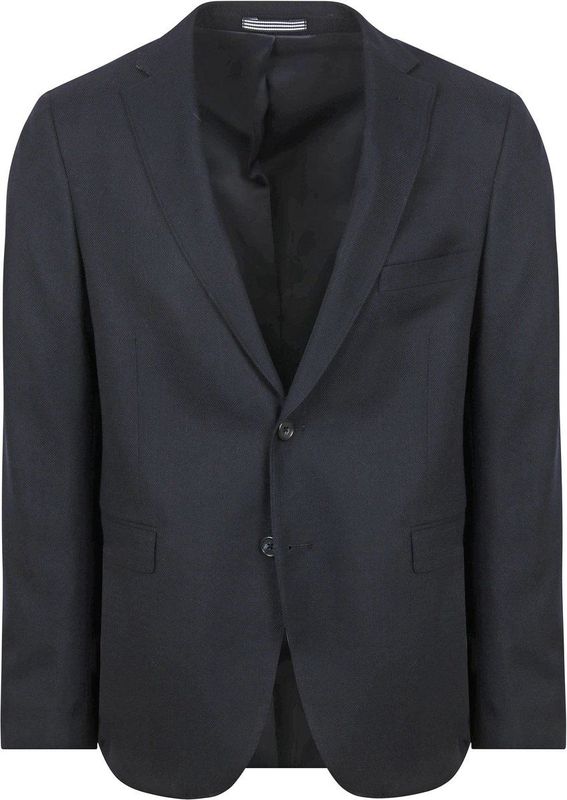 Suitable - Classic Colbert - Heren Blazer - Donkerblauw - Wol Blend