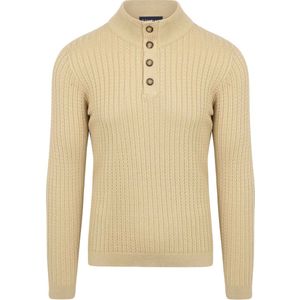 Suitable - Pullover Camock - Sweater - Beige - Nylon/Katoen