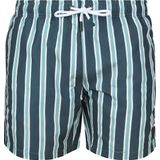 Suitable - Stripe - Zwembroek - Groen - Sneldrogend - 100% Polyester