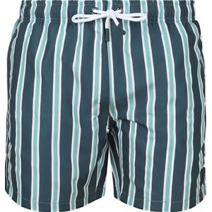 Suitable - Zwembroek Stripe - Groen - Heren Zwemshort - Sneldrogend