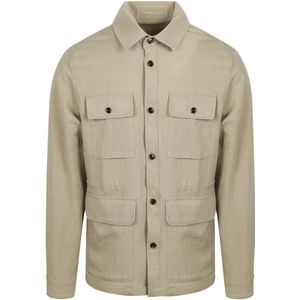 Suitable Overshirt Tencel Greige