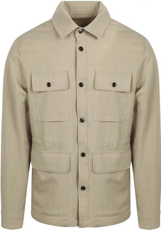 Overshirt - Greige - Regular-Fit - Heren