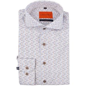Suitable - Overhemd - Multicolour - Licht Getailleerd - Heren