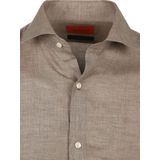 Suitable Overhemd Linnen Taupe