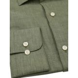 Suitable Overhemd Linnen Groen